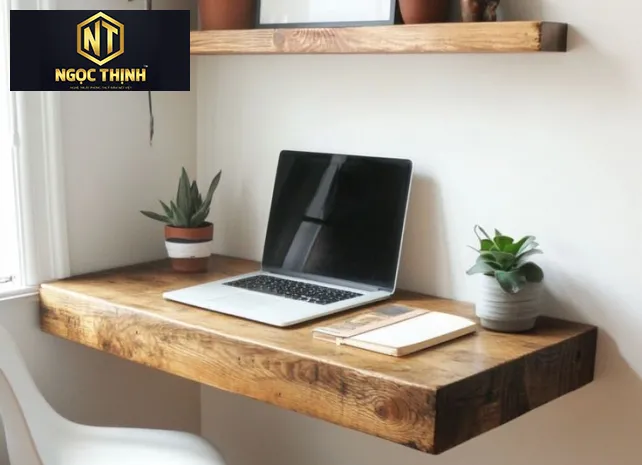 BÀN TREO TƯỜNG MINI BẰNG GỖ - BLVTT05